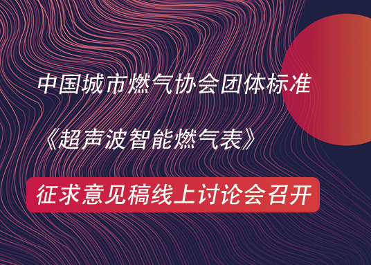 中國城市燃氣協(xié)會團體標(biāo)準(zhǔn)  《超聲波智能燃氣表》  征求意見稿線上討論會召開